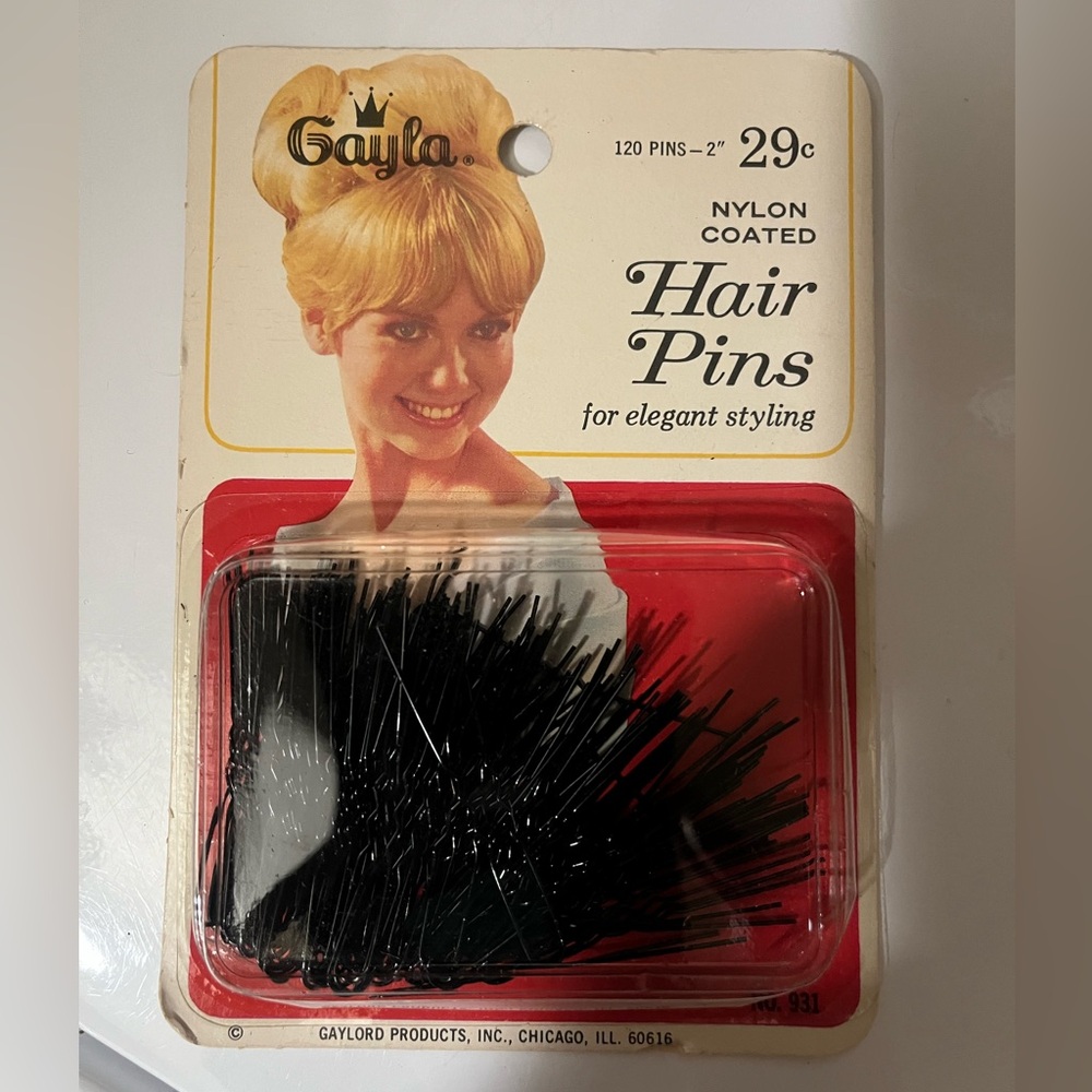 Gayla hair pins.